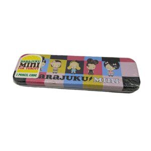 Harajuku Lovers Mini 4 Target Gwen Stefani Tin Pencil Case New Sealed discontinu